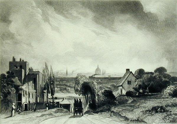 Cabaña de Sir Richard Steele, Hampstead Road de David Lucas
