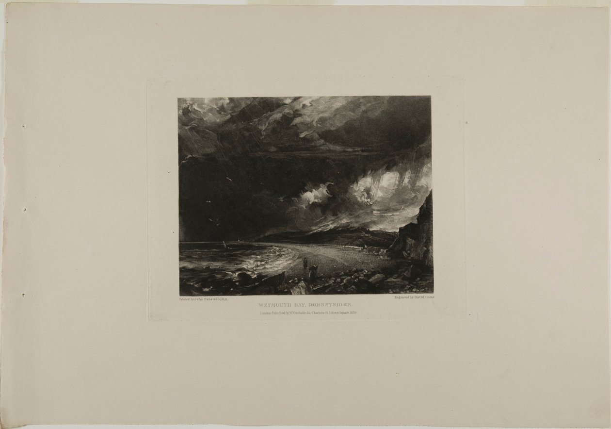 Bahía de Weymouth, Dorsetshire de David Lucas