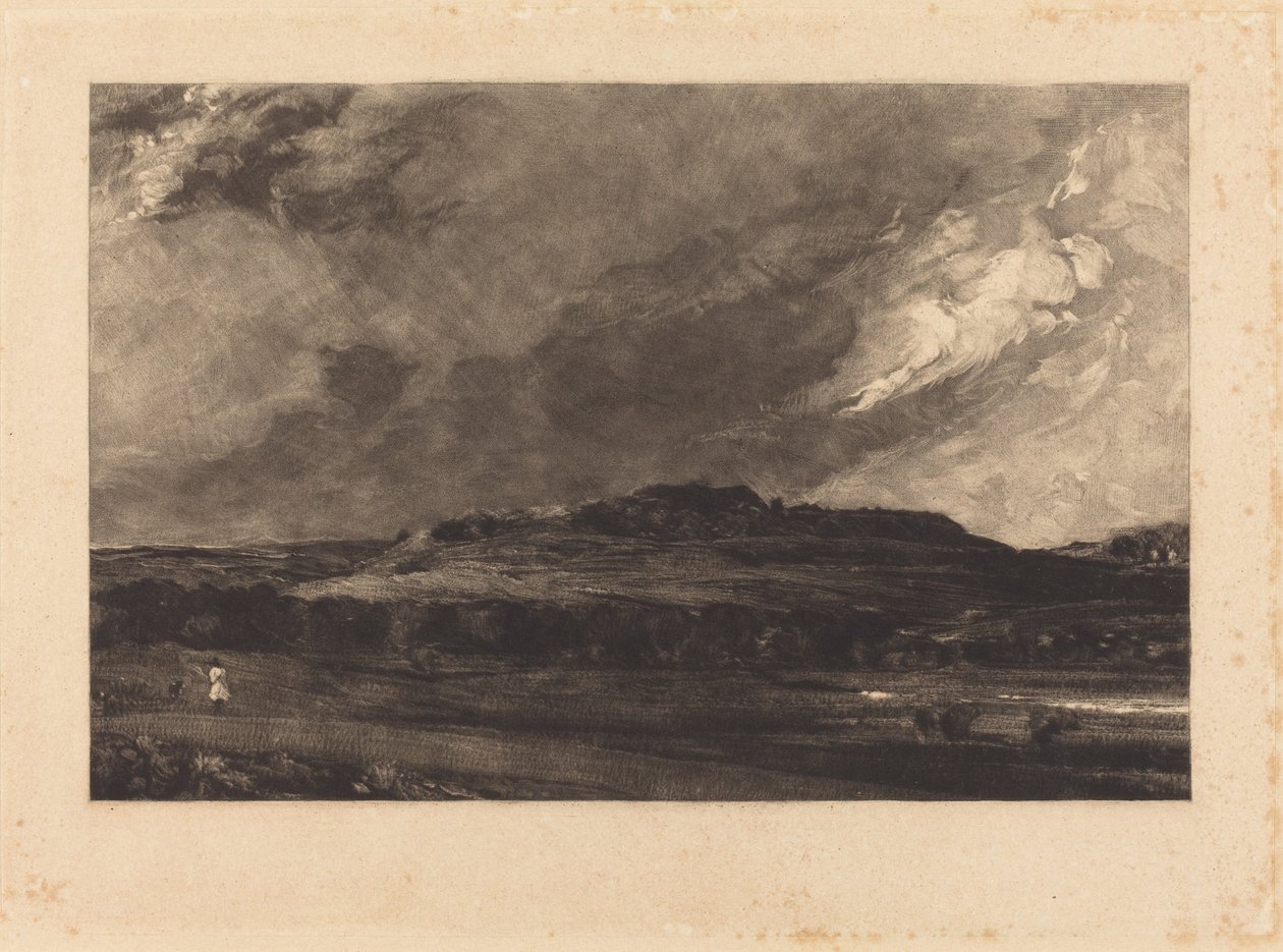 Old Sarum de David Lucas after John Constable