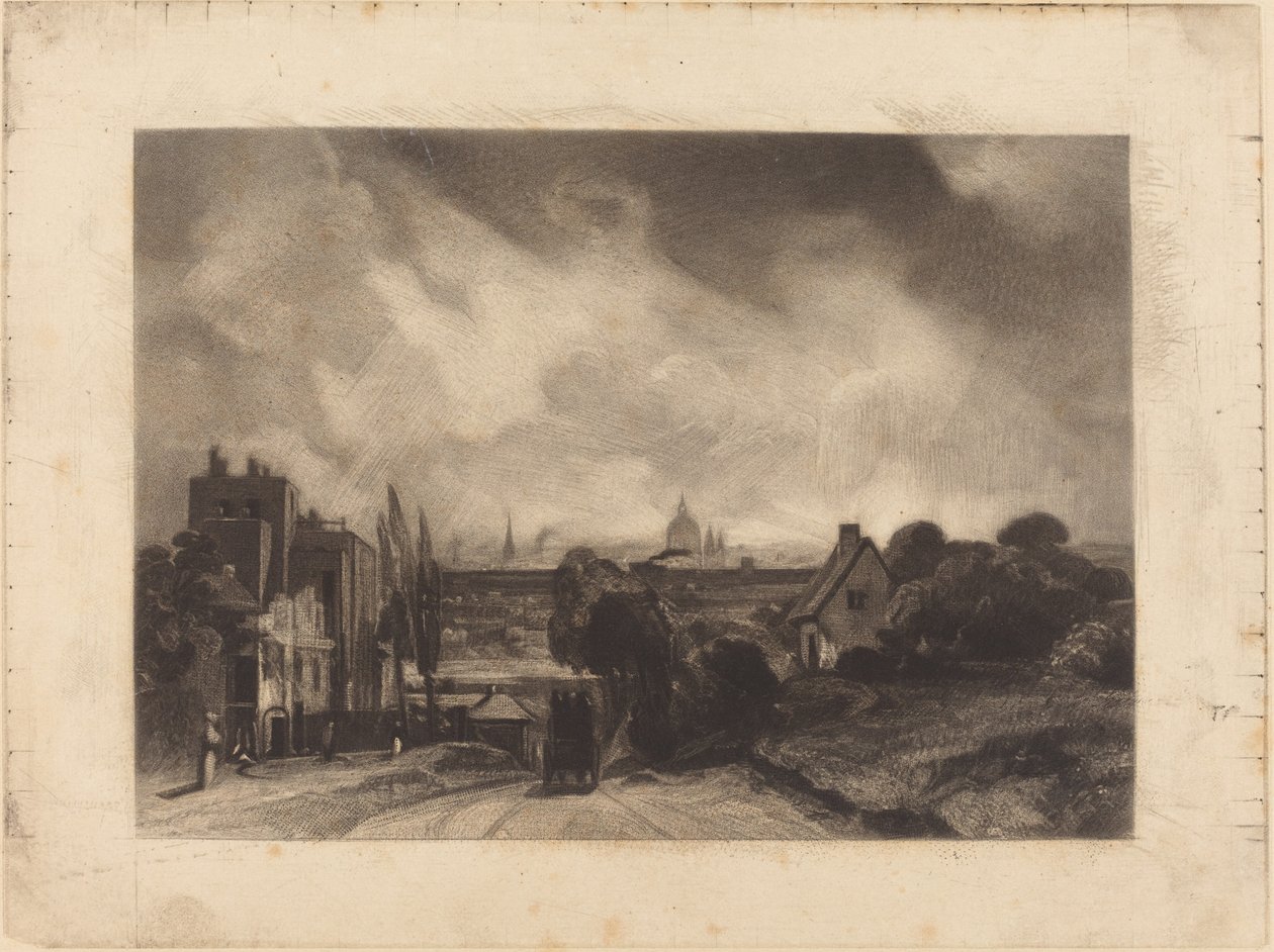 Las cabañas de Sir Richard Steele de David Lucas after John Constable