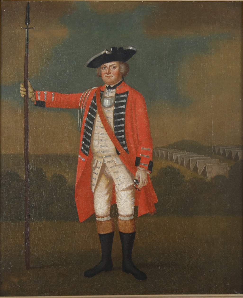 Retrato de un Oficial de Infantería Británico, c.1740-50 de David Morier