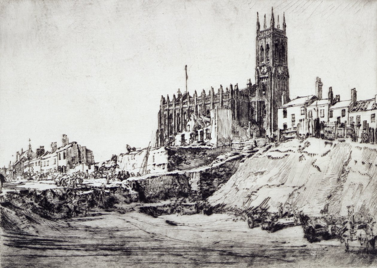 York Road, Leeds (grabado) de David Muirhead Bone