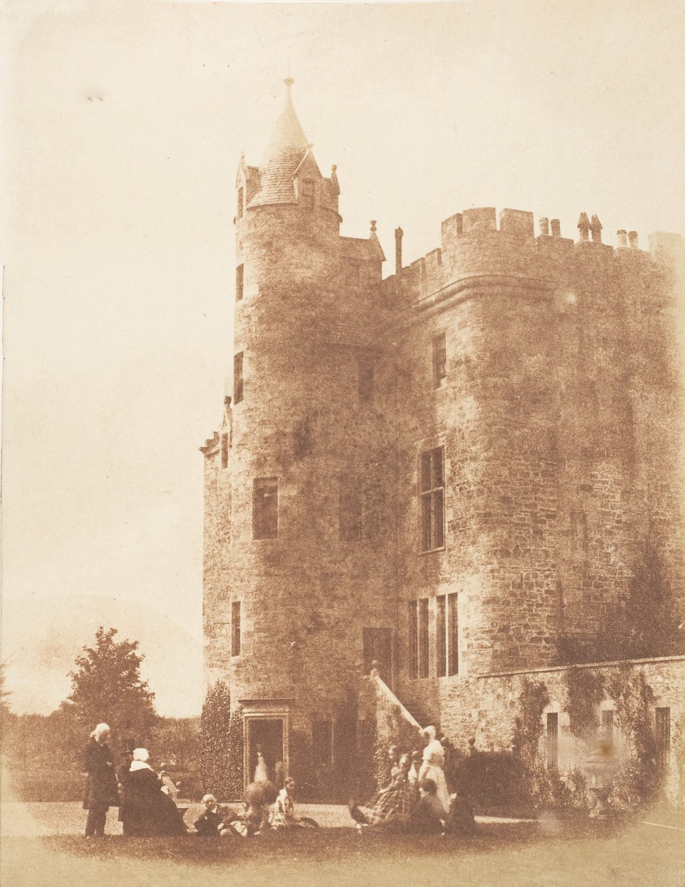 Torres de Bonaly, 1843-47 de Hill and Adamson