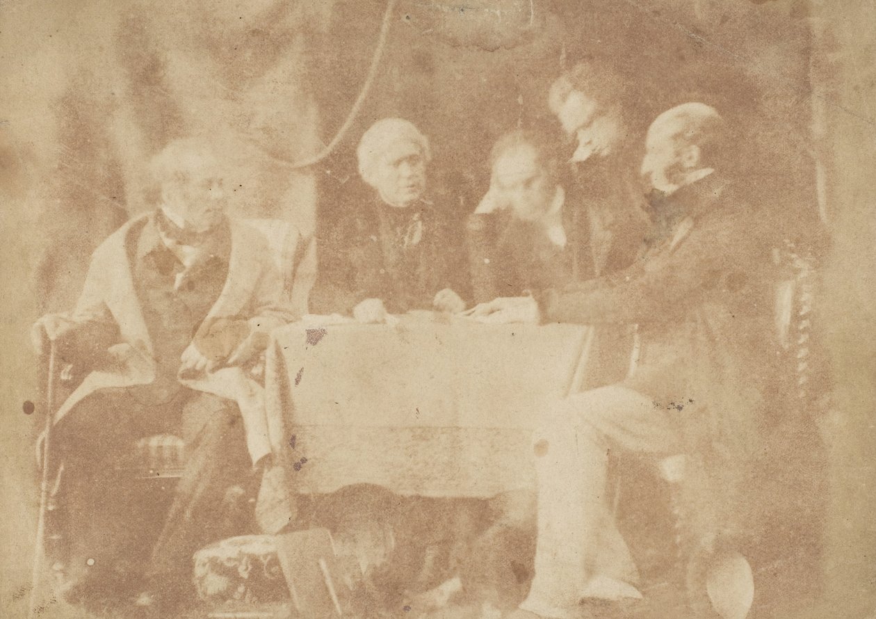 Sir David Brewster, Earle Monteith, Dr. Welsh y dos más, 1843-47 de Hill and Adamson