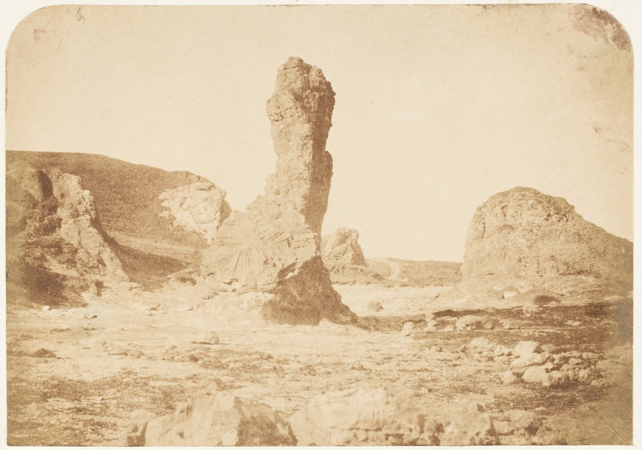 San Andrés. La Roca del Huso, 1843-47 de Hill and Adamson