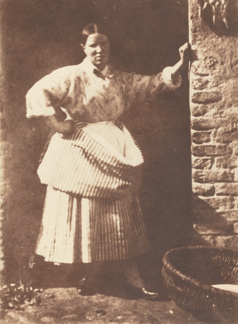 Una pescadora de Newhaven, 1844 de David Octavius Hill, Robert Adamson