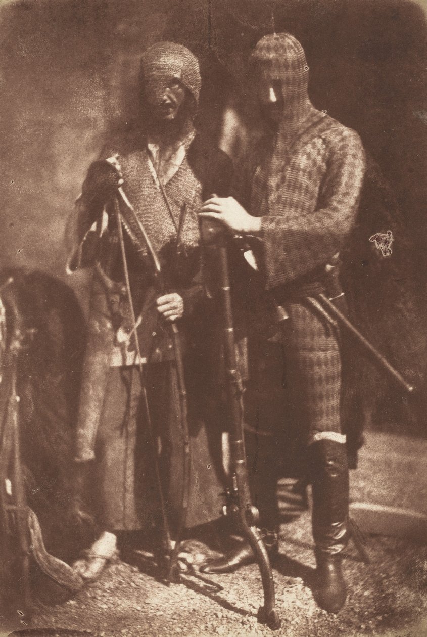Armadura afgana o circasiana,1843 (foto) de David Octavius Hill