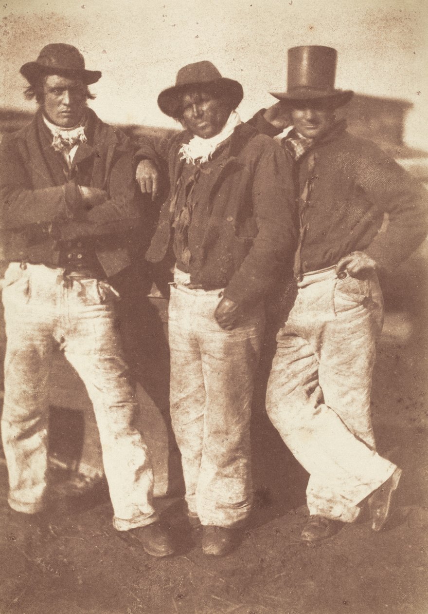 Alexander Rutherford, William Ramsay y John Linton,1843-1847 (foto) de David Octavius Hill
