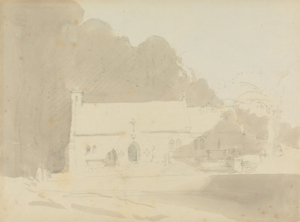 Una iglesia rural de David Roberts