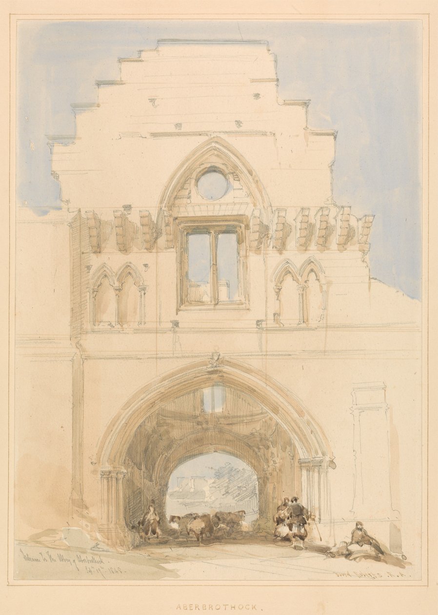 Abadía de Aberothock de David Roberts
