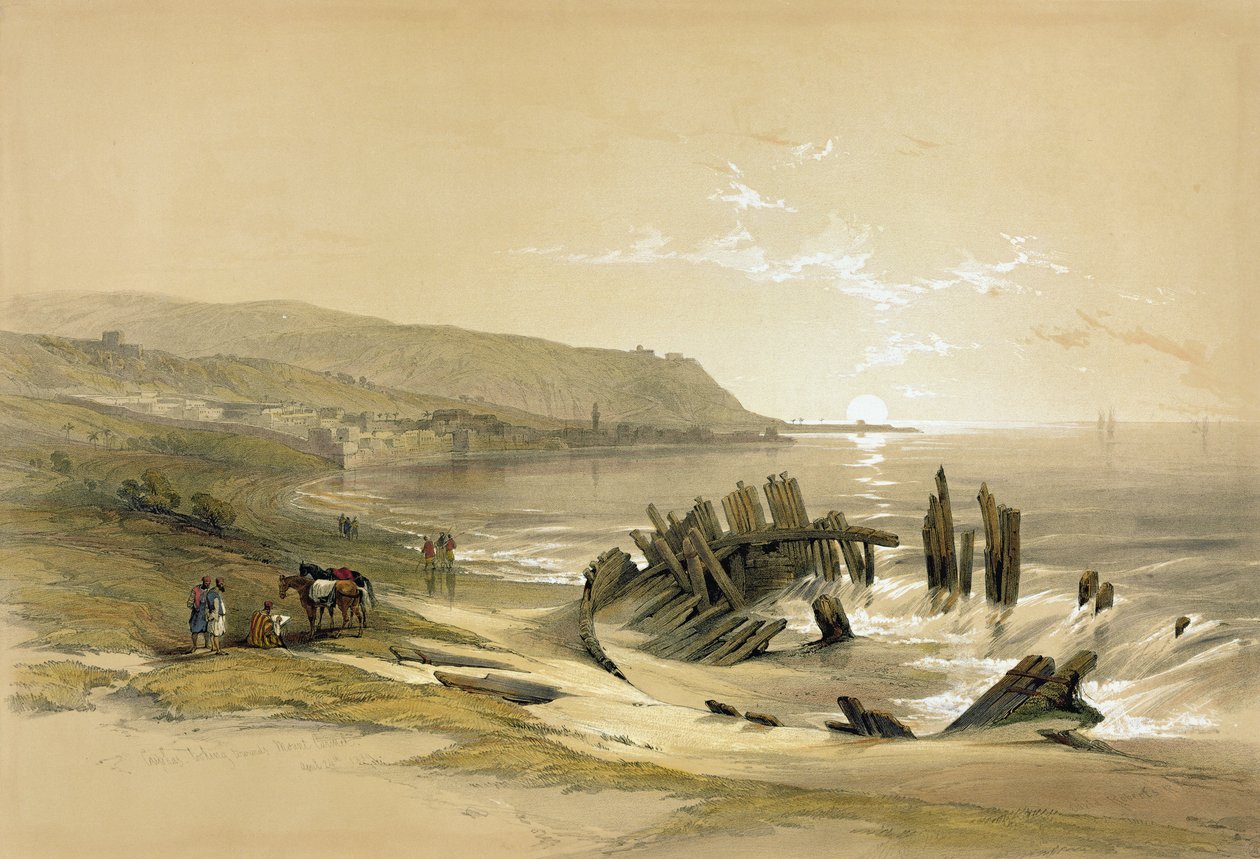 Caifás mirando hacia el Monte Carmelo 24 de abril de 1839, del Volumen II 