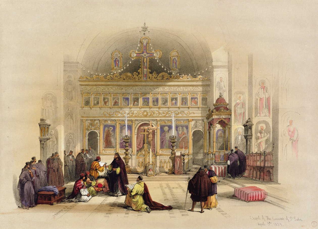Capilla del Convento de San Saba, 5 de abril de 1839, del Volumen II 