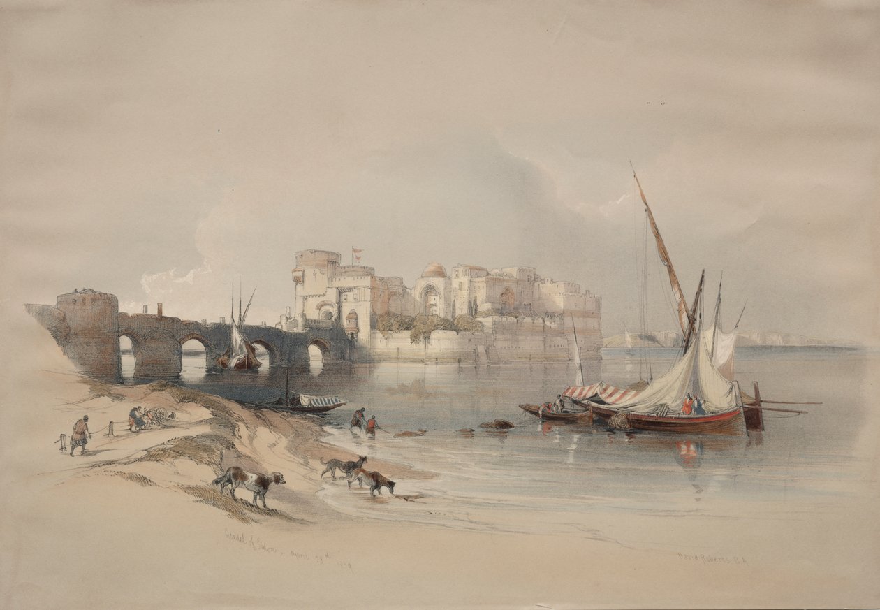 Ciudadela de Sidón de David Roberts