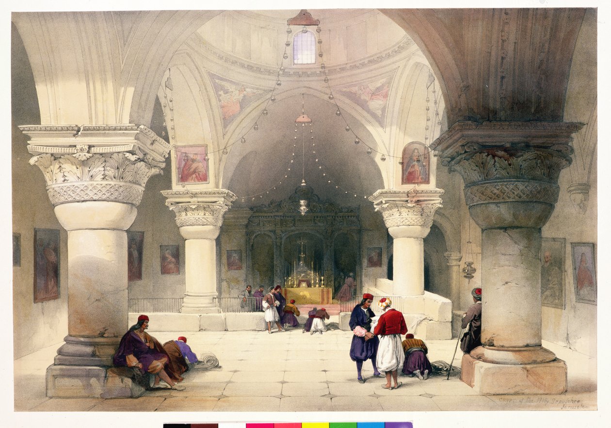 Cripta del Santo Sepulcro, Jerusalén, lámina 20 del Volumen I de 