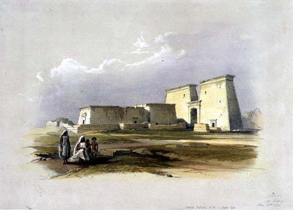 Dakke, de "Egipto y Nubia", Vol.1 de David Roberts