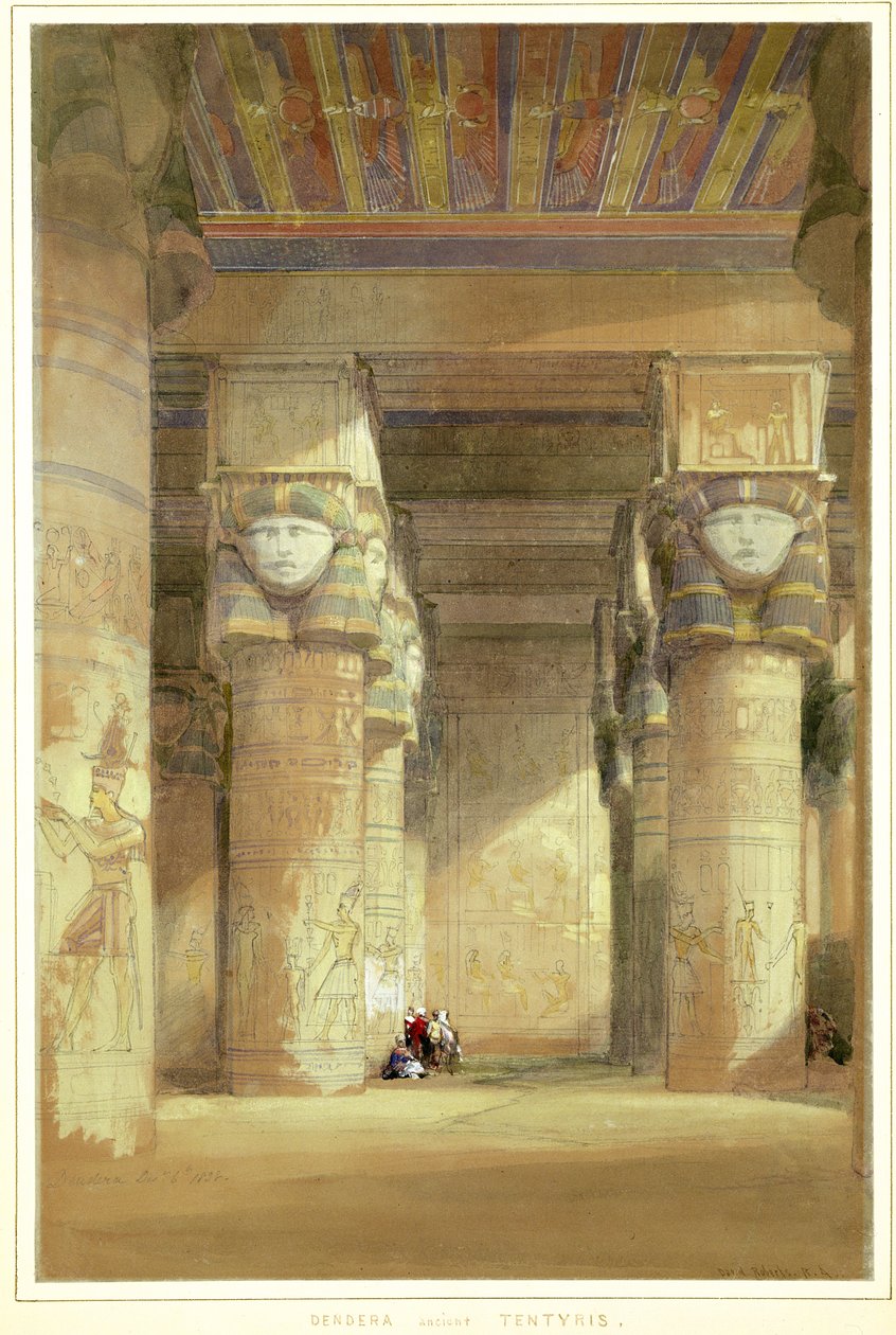 Dendera, Antigua Tentyris de David Roberts