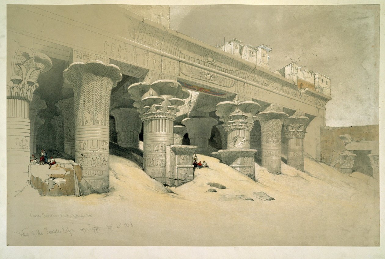 Templo de Edfu de David Roberts