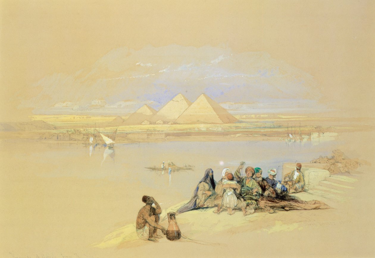 Pirámides de Giza de David Roberts