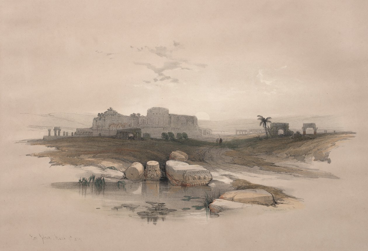 Eleutheropolis o el moderno Beit-Jibrin, 1839 de David Roberts