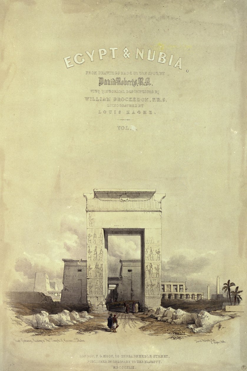 Gran puerta de entrada al Templo de Karnak, portada de 
