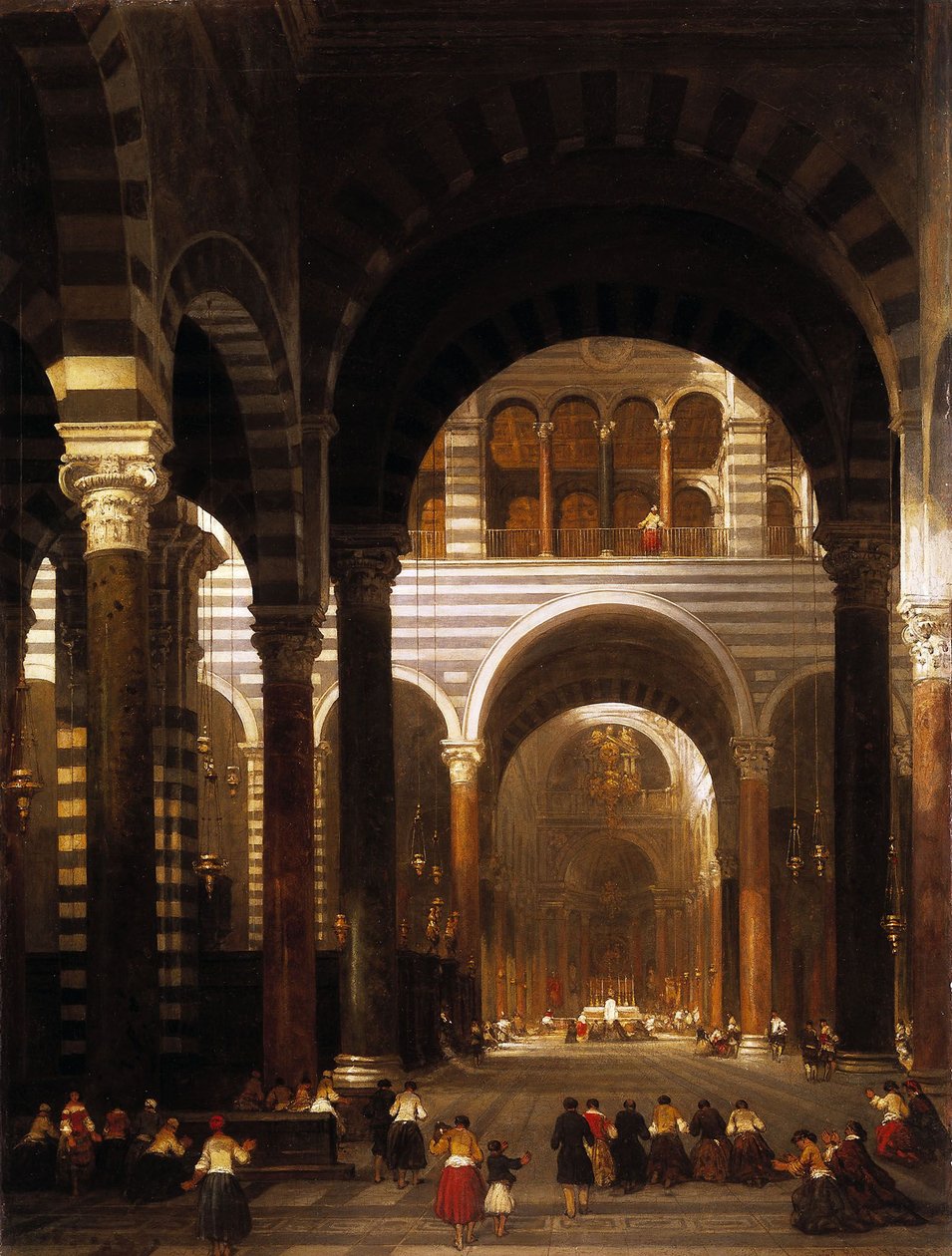 Interior de la Catedral, Pisa) por David Roberts, RA de David Roberts