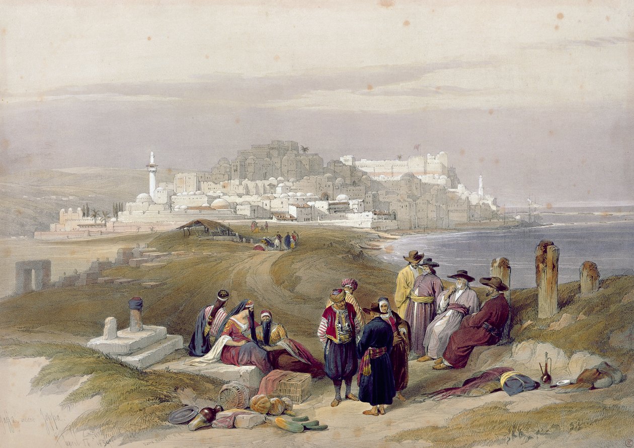 Jaffa, antigua Joppa, 16 de abril de 1839, lámina 61 del Volumen II de 