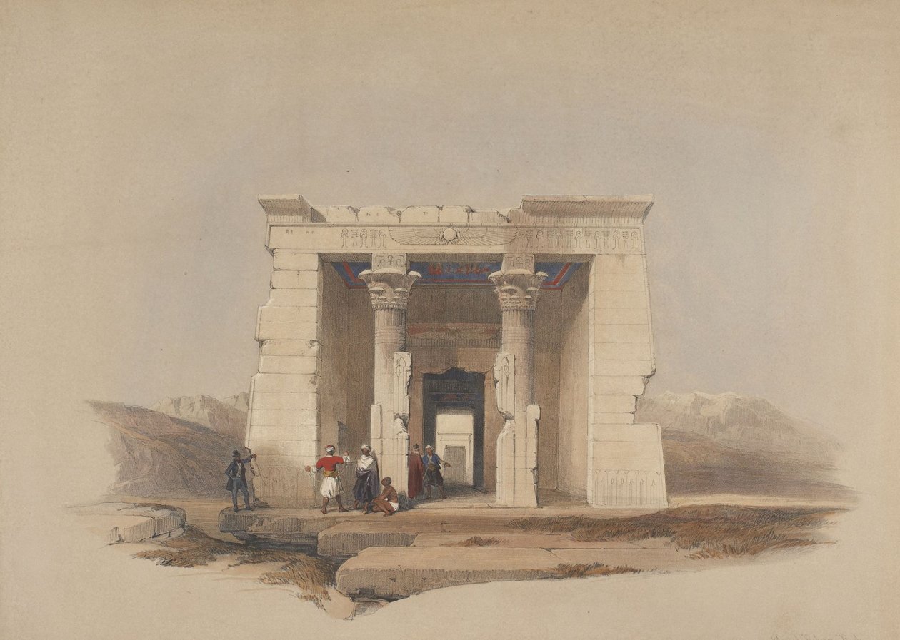 Templo de Dendur, Nubia de David Roberts