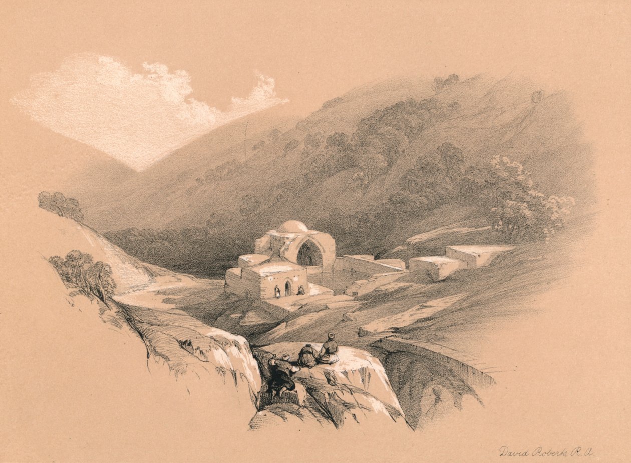 La Fuente de Job, 1855 de David Roberts