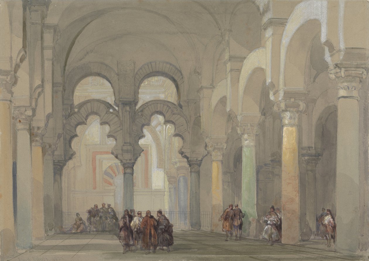 La mezquita de Córdoba de David Roberts