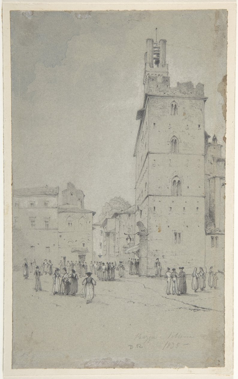 El Palazzo dei Priori, Volterra de David Roberts