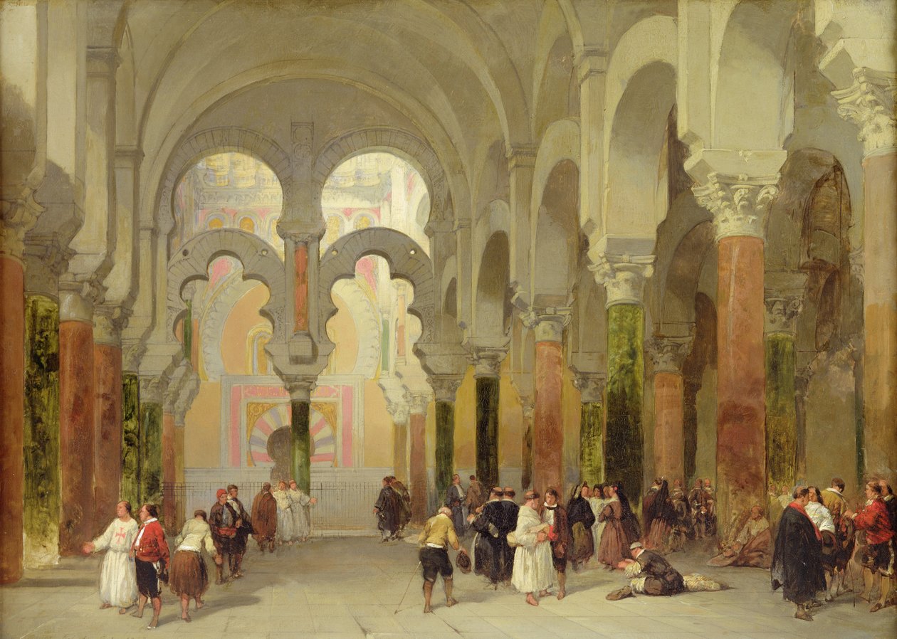 El Santuario del Corán, Mezquita de Córdoba, 1849 de David Roberts