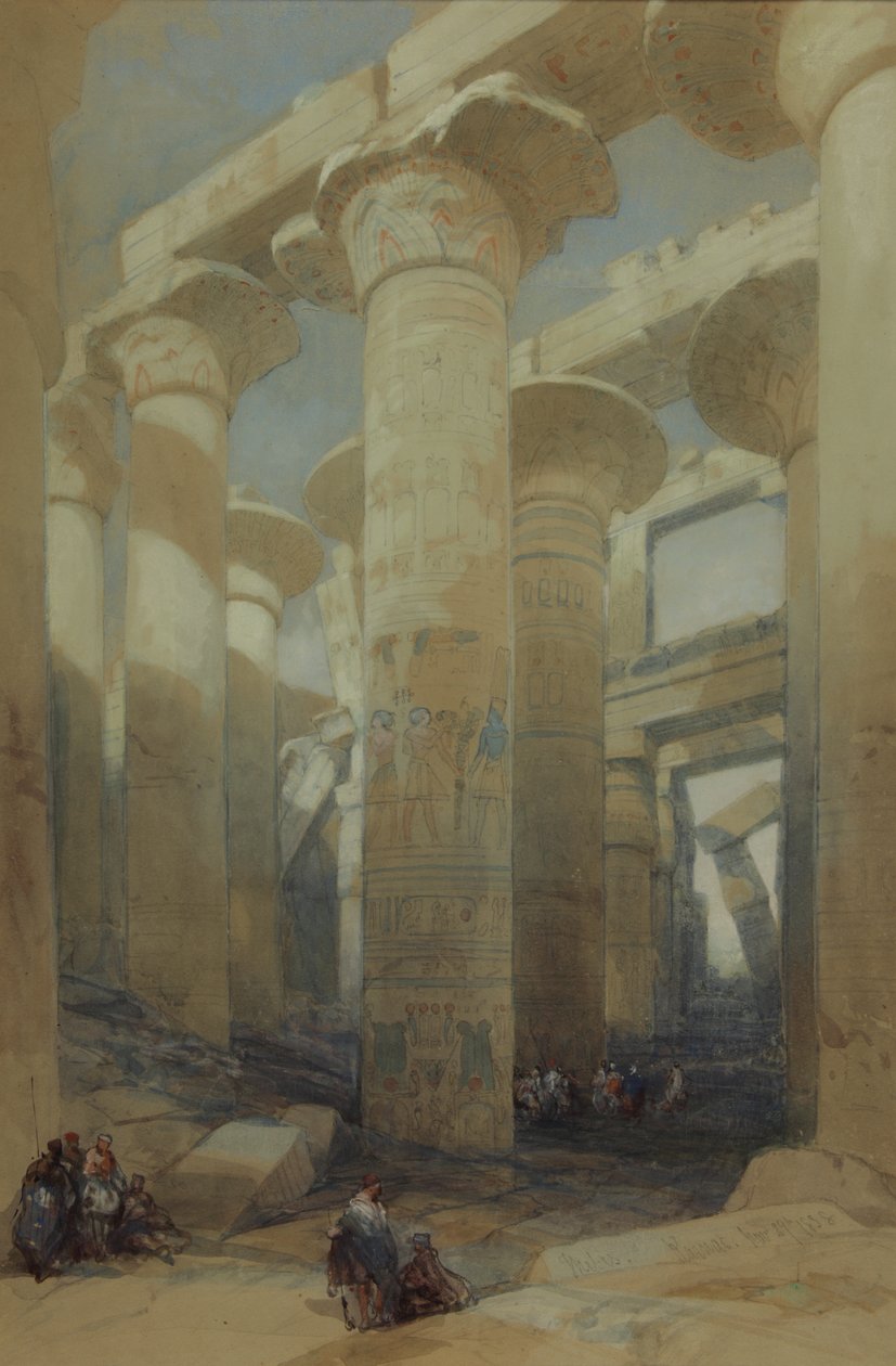 Templo de Karnak de David Roberts