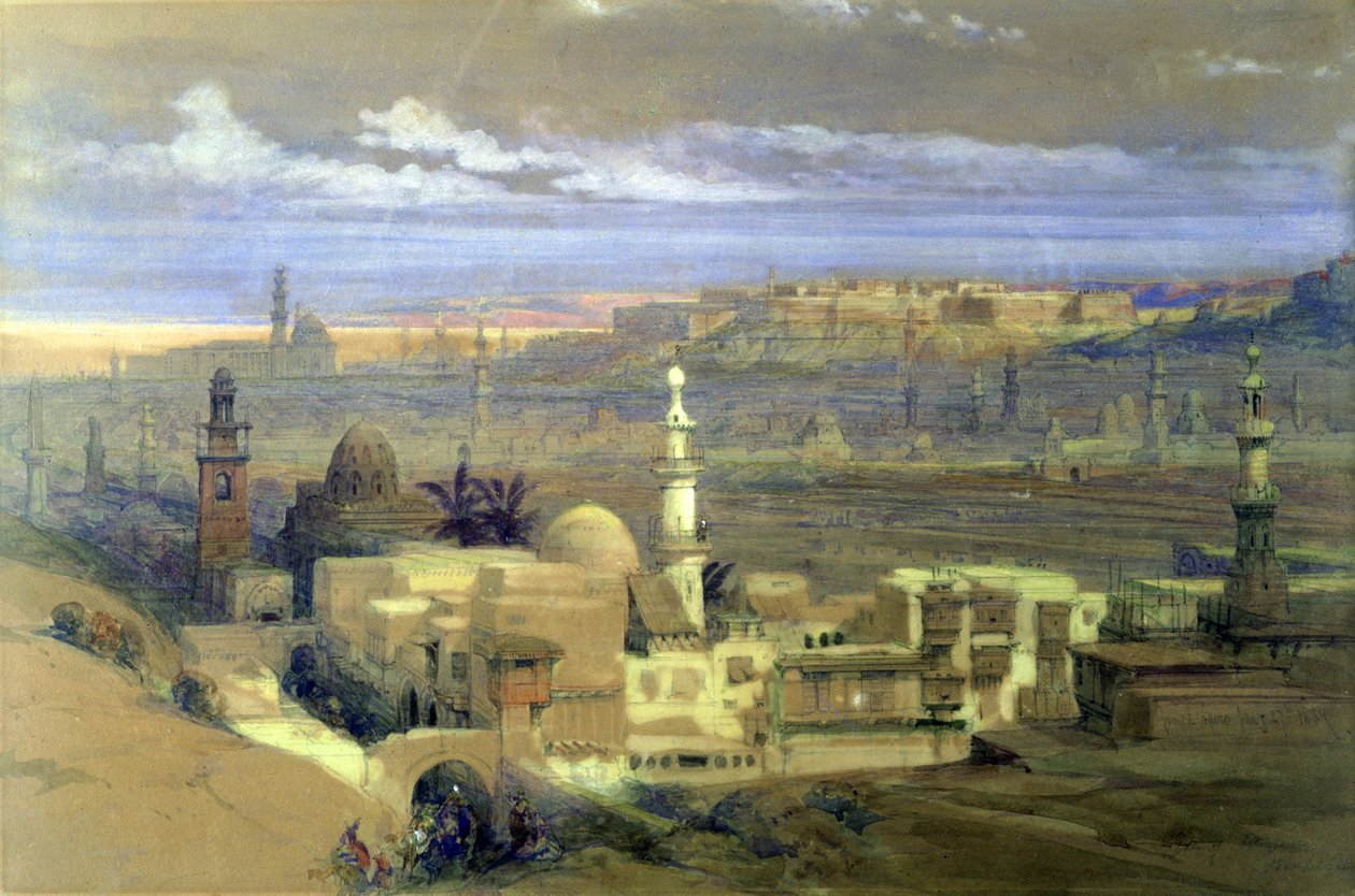 Vista de El Cairo de David Roberts
