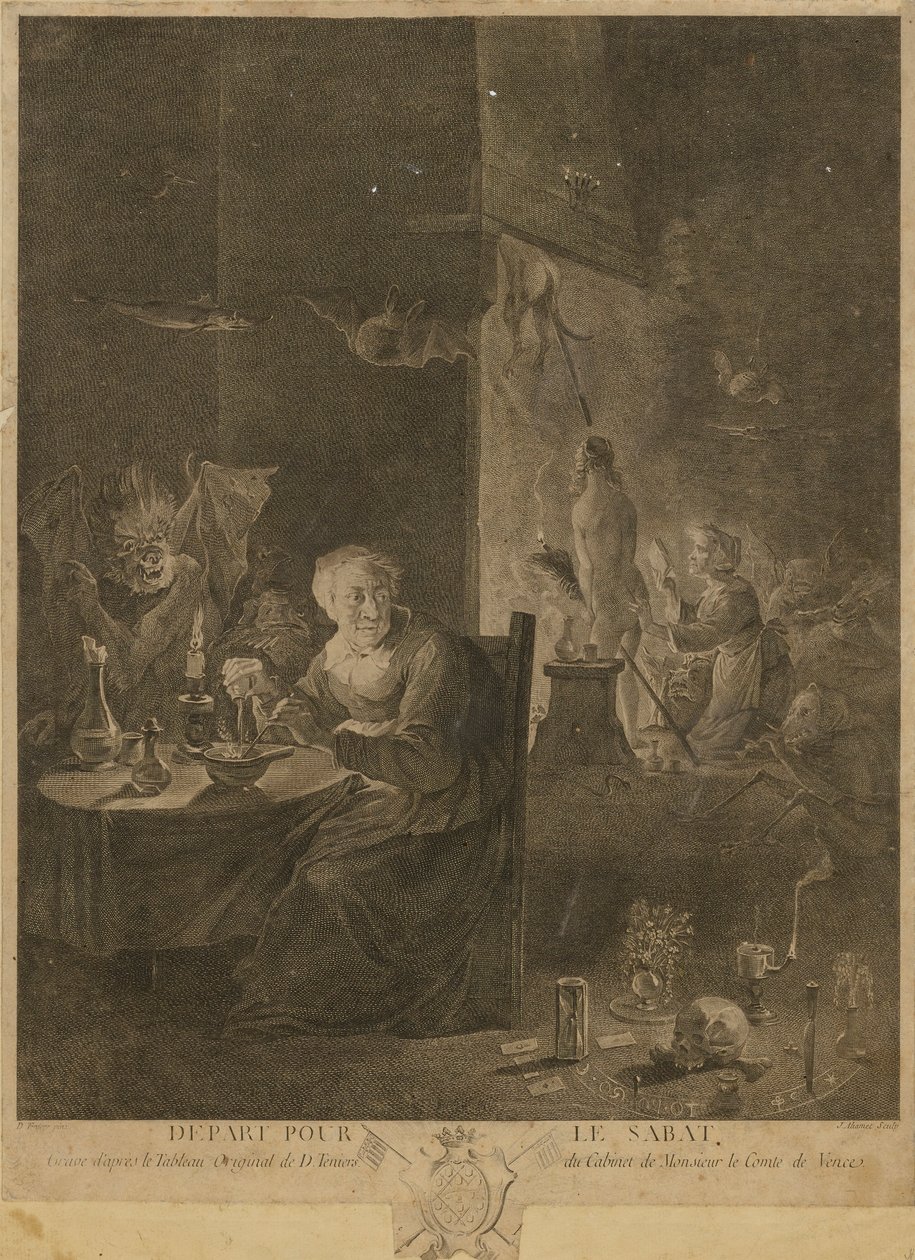 Salida hacia Sabat de David Teniers