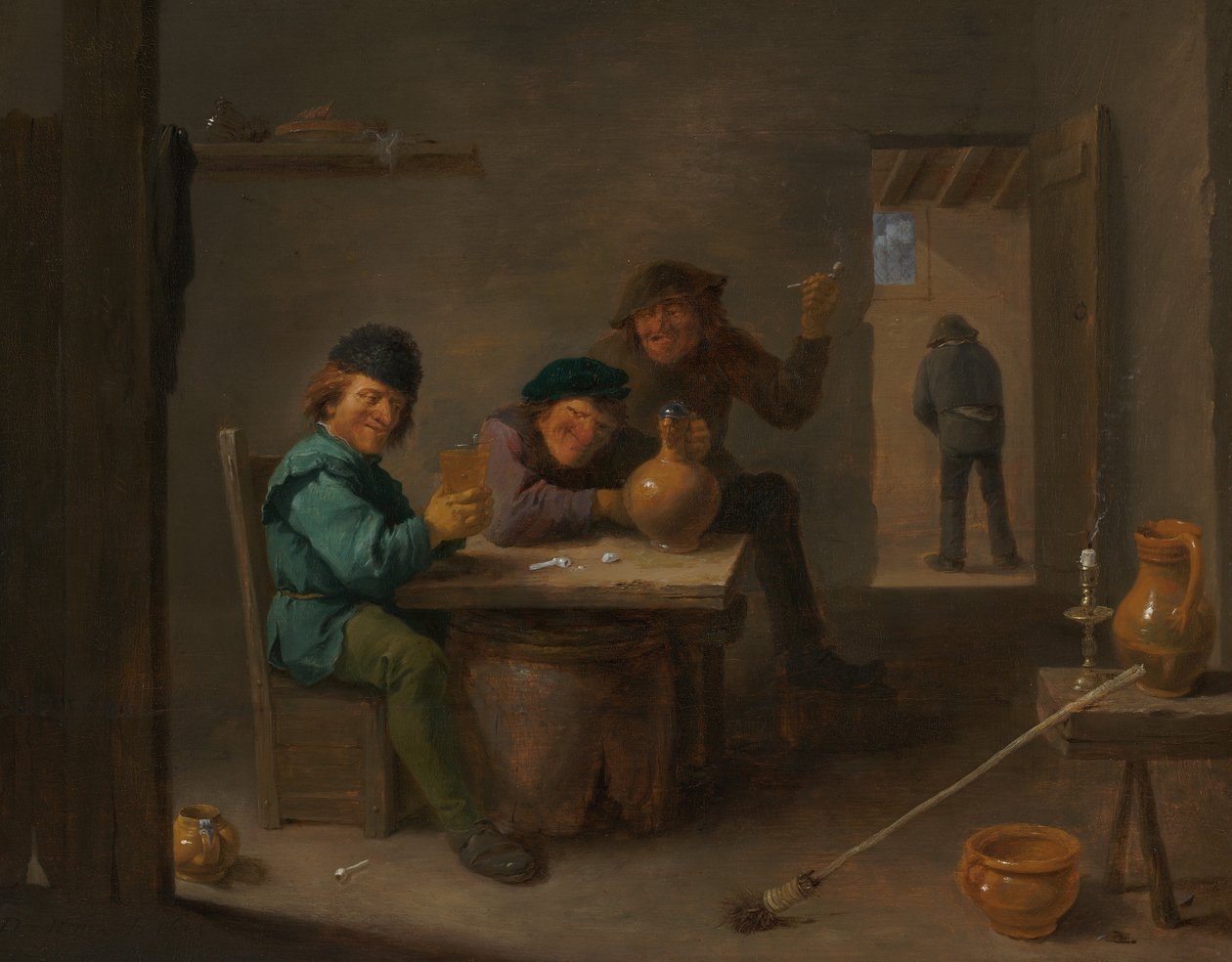 Campesinos en una taberna de David Teniers II