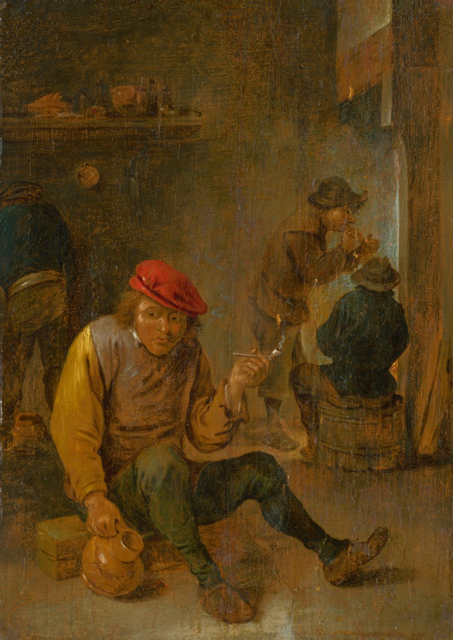 Un fumador de David Teniers the Younger