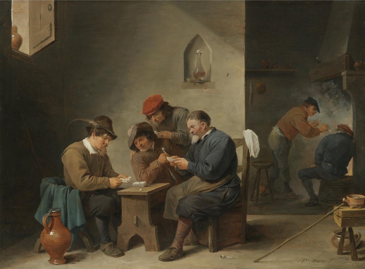 Jugadores de cartas de David Teniers the Younger
