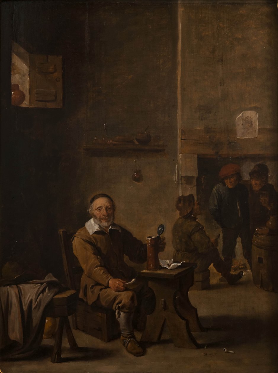 Bebedores de Teniers II (Galería Borghese, inv. 291) de David Teniers the Younger