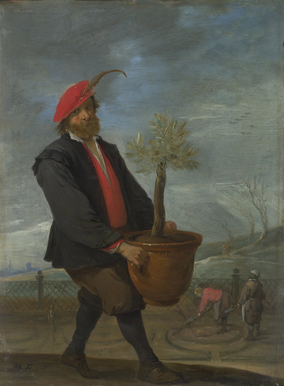 Primavera de la serie Las Cuatro Estaciones de David Teniers the Younger