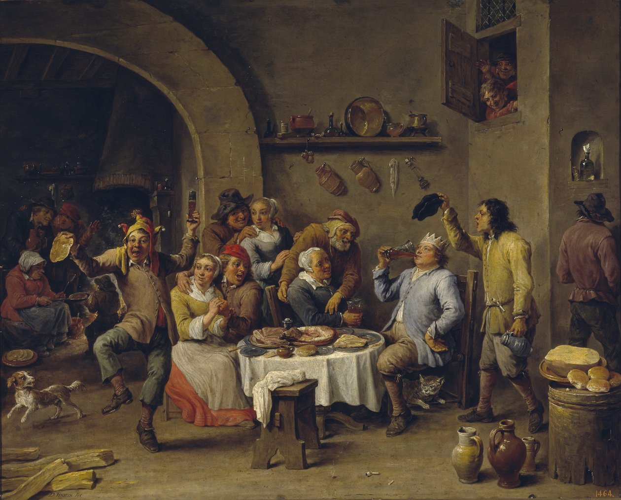 El Rey de las Habas La Fiesta del Rey de las Habas de David Teniers the Younger