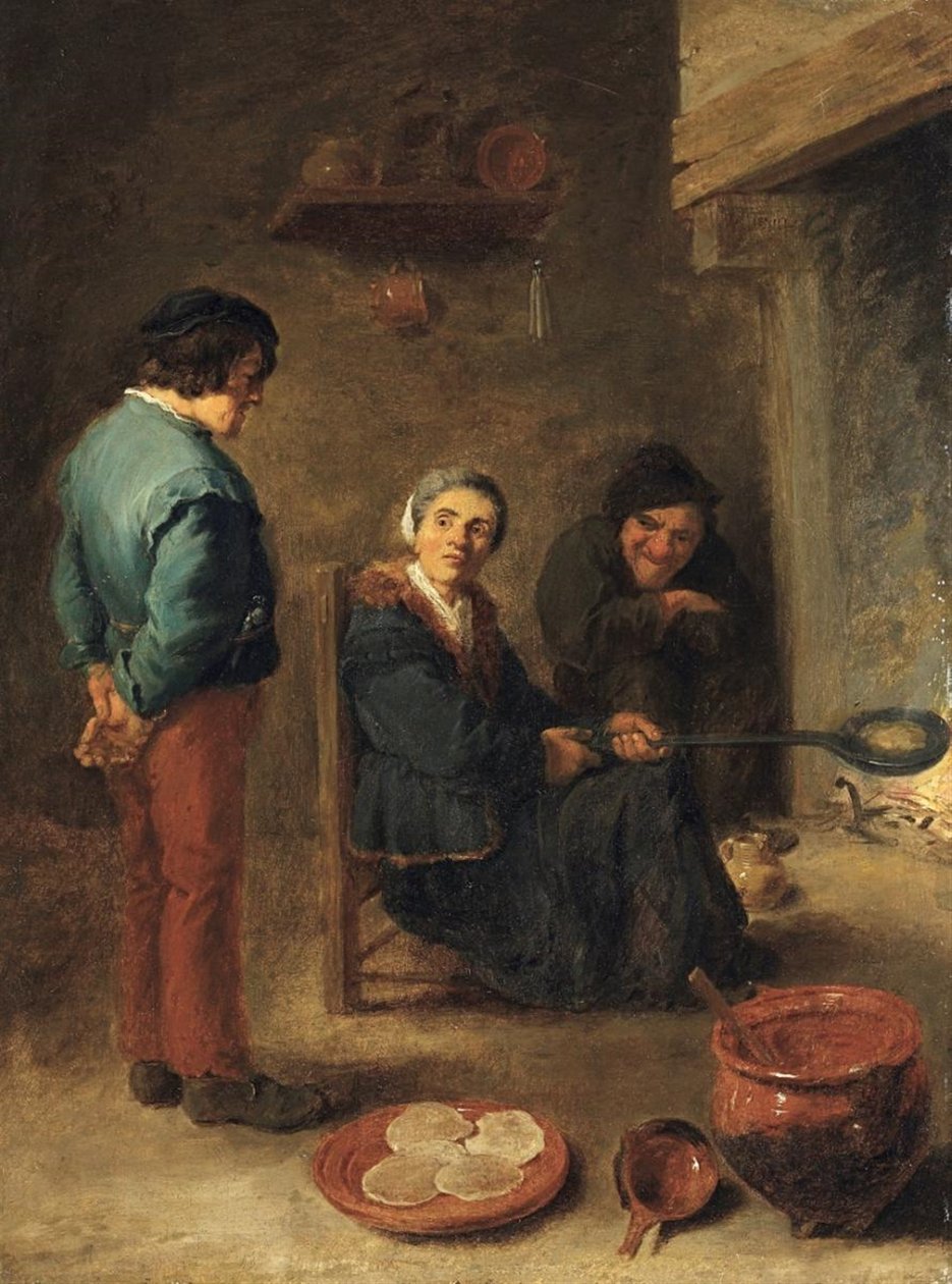 El panadero de tortitas de David Teniers the Younger