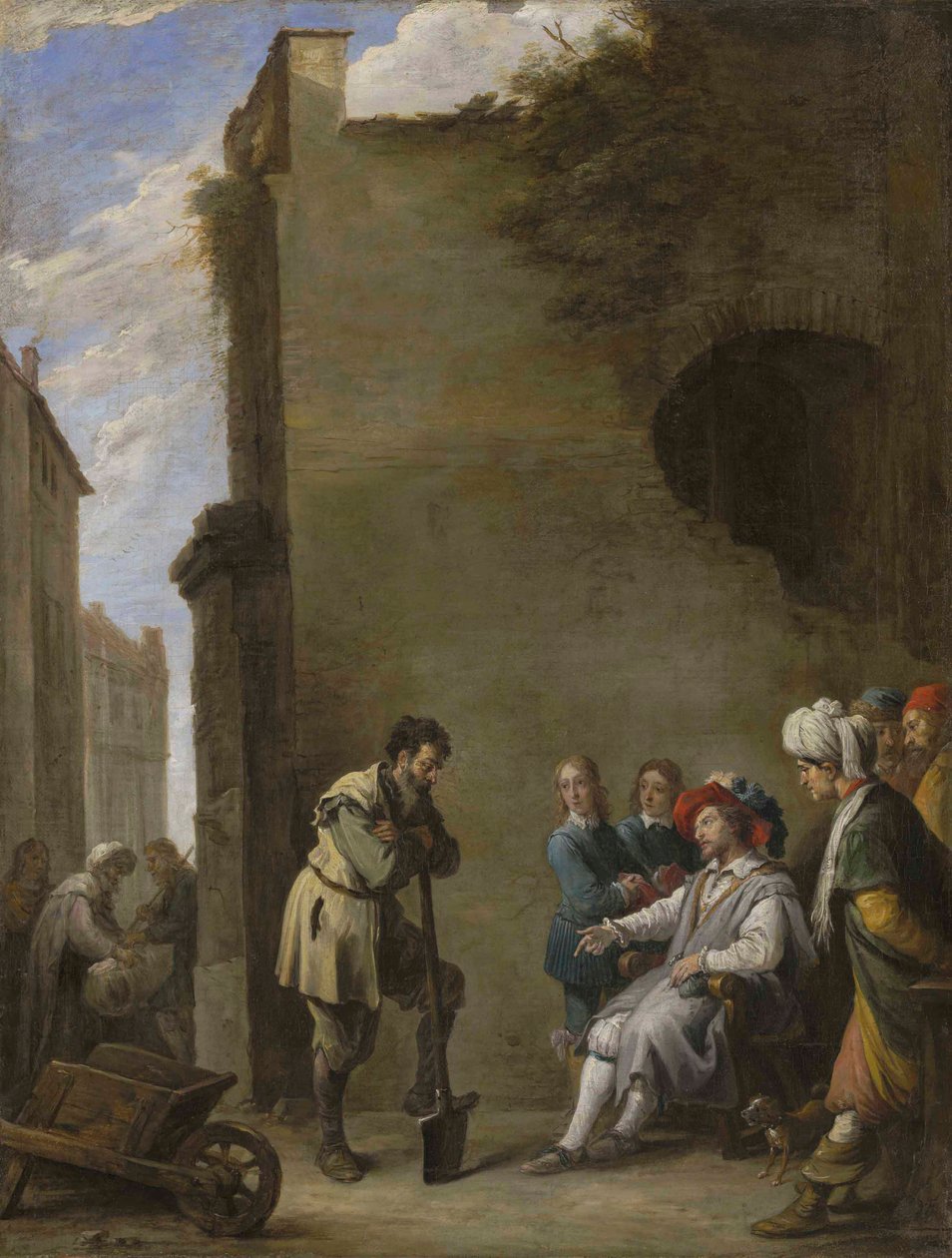 Parábola de los obreros de la viña de David Teniers the Younger
