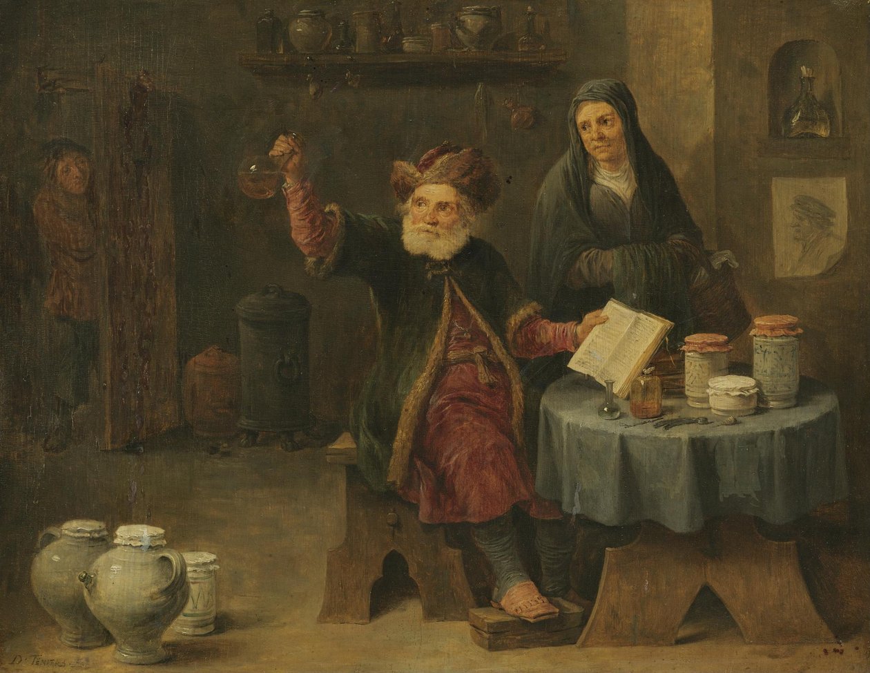 La visita al médico de David Teniers the Younger