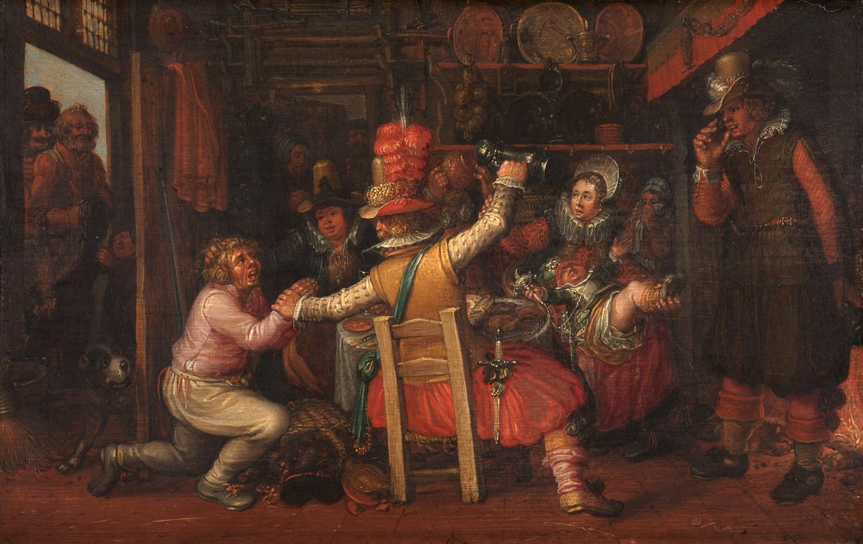 El dolor del campesino de David Vinckboons (I) (workshop of)