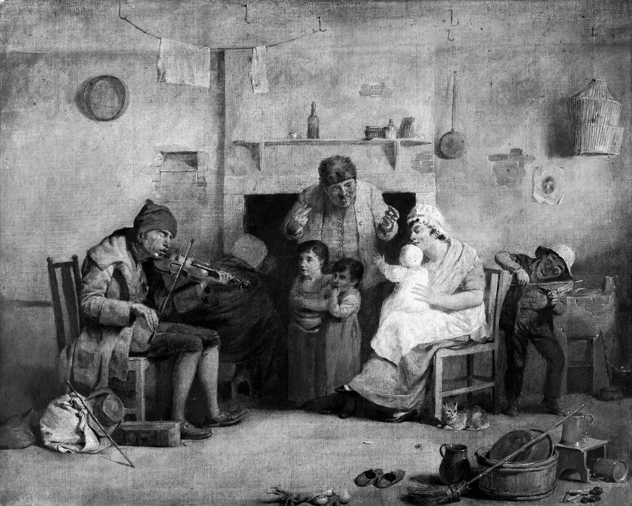 El violinista ciego de David Wilkie