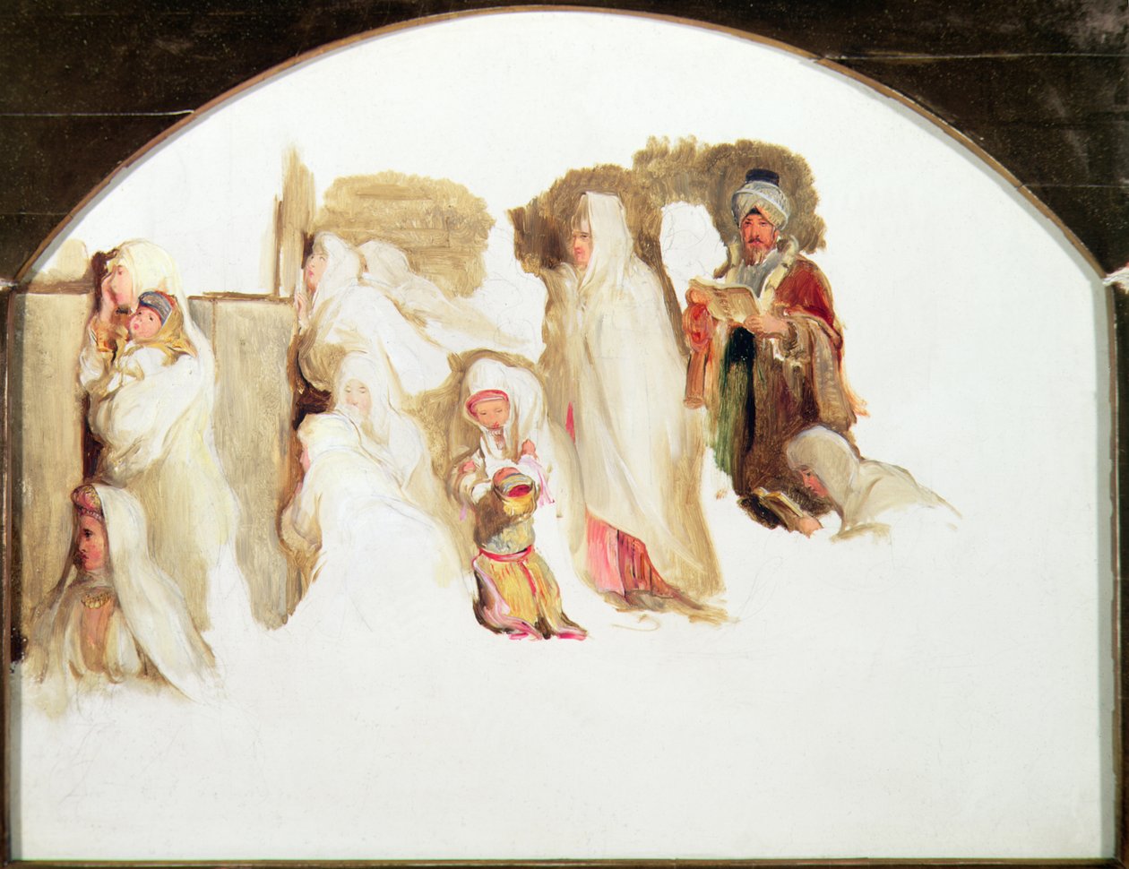 Judíos lamentándose (inacabado) de David Wilkie