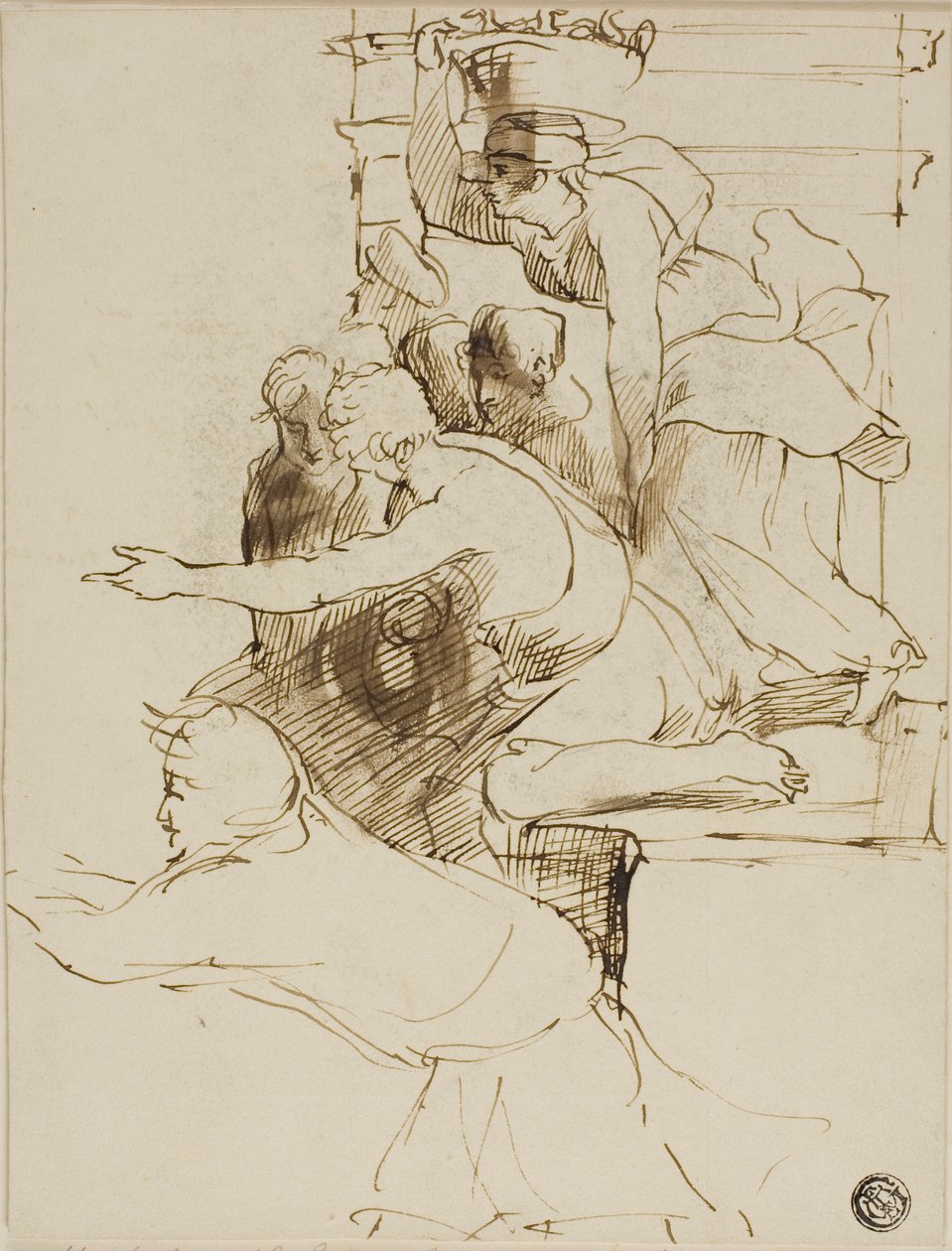 Boceto del Escurial de David Wilkie