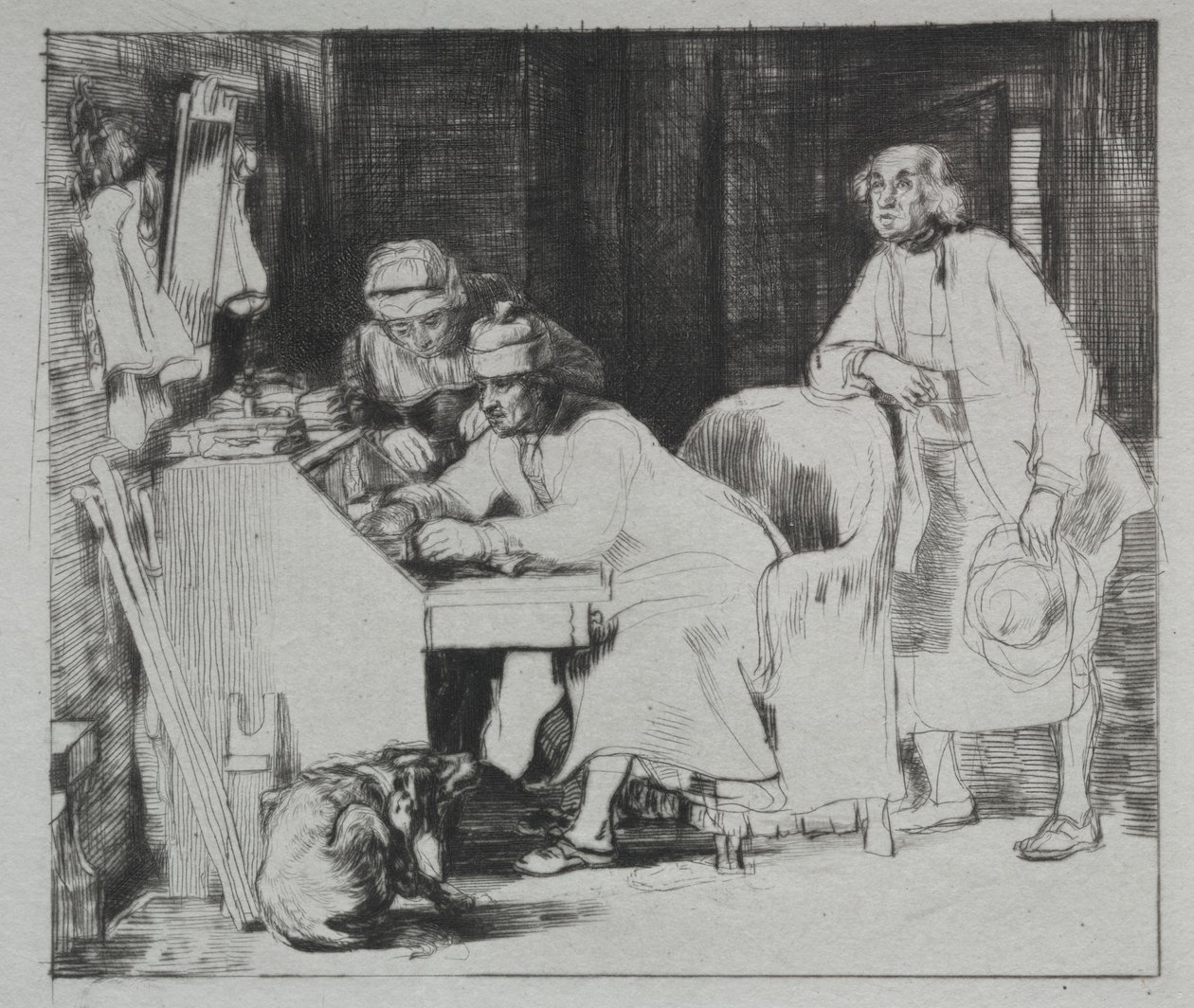 El recibo perdido, 1824 de David Wilkie