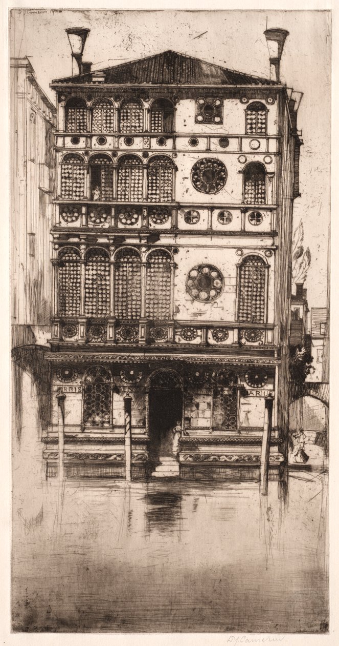 Palazzo Dario, Venecia de David Young Cameron