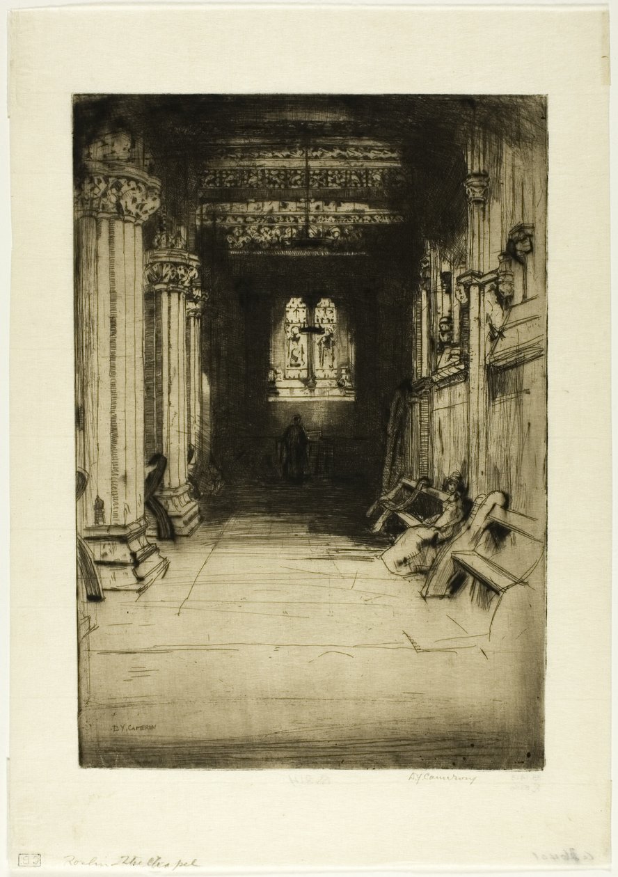 Capilla de Rosslyn de David Young Cameron